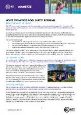 Thumbnail - Home swimming pool safety reforms : report on what we heard.