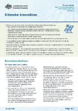 Thumbnail - 5-year Productivity Inquiry Advancing Prosperity : Vol. 6 : Climate transition, Factsheet 4.