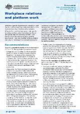 Thumbnail - 5-year Productivity Inquiry : Advancing Prosperity : Vol. 7 : Workplace relations and platform work, Factsheet 6.