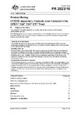 Thumbnail - Product ruling