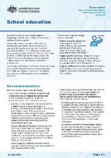 Thumbnail - 5-year Productivity Inquiry Advancing Prosperity : Vol. 8 : School education, Factsheet 7.