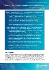 Thumbnail - Modelling residual mine voids for rehabilitation planning : implications for leading practice