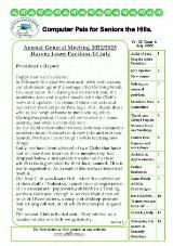 Thumbnail - Computer Pals for Seniors The Hills Inc. : [newsletter].
