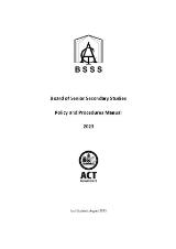 Thumbnail - Board of Senior Secondary Studies policy and procedures manual 2023.