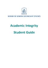 Thumbnail - Academic integrity student guide.