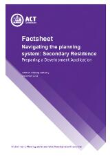 Thumbnail - Factsheet: navigating the planning system: secondary residence : preparing a development application.