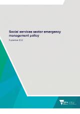 Thumbnail - Social services sector emergency management policy.