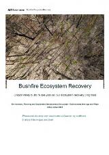Thumbnail - Bushfire ecosystem recovery : Orroral Valley bushfire one year on: our ecosystem recovery programs.