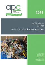 Thumbnail - ACT NoWaste report : audit of domestic kerbside waste bins.