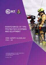 Thumbnail - Maintenance of fire protection systems and equipment fire safety guideline FSG-05.