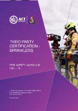 Thumbnail - Third party certification - sprinklers fire safety guideline FSG-15.