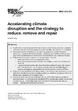 Thumbnail - Accelerating climate disruption and the strategy to reduce, remove and repair.