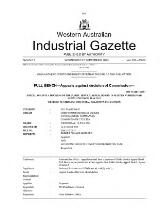 Thumbnail - Western Australian industrial gazette.