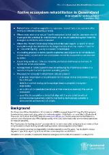 Thumbnail - Native ecosystem rehabilitation in Queensland : implications for leading practice