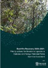 Thumbnail - Bushfire recovery 2020-2022 : priority actions for threatened species in Oakview and Nangur National Parks, South-East Queensland