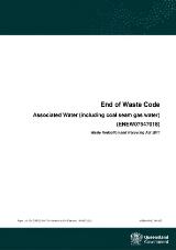 Thumbnail - Associated water (including coal seam gas water) (ENEW07547018) : end of waste code