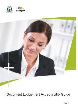 Thumbnail - Document lodgement acceptability guide.