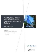 Thumbnail - Feasibility study - Mitchell RMC and identification of future waste sites in north Canberra : design options study.