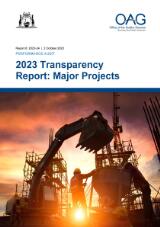 Thumbnail - 2023 transparency report : major projects : performance audit