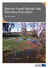 Thumbnail - Barmah Forest Ramsar site boundary description : technical report.