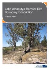 Thumbnail - Lake Albacutya Ramsar site boundary description : technical report.
