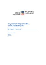 Thumbnail - Injury crashes involving child cyclists in South Australia 2009-2018