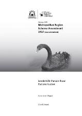 Thumbnail - Metropolitan region scheme amendment 1414 (basic  amendment) : Leederville Parade Road rationalisation : amendment report : City of Vincent
