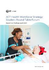 Thumbnail - ACT health workforce strategy: student round table forum. : report on findings: April 2023.