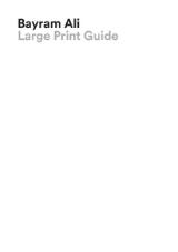 Thumbnail - Bayram Ali : large print guide.