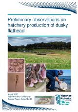 Thumbnail - Preliminary observations on hatchery production of dusky flathead.