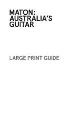 Thumbnail - Maton : Australia's Guitar large print guide.