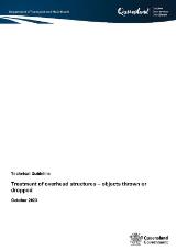 Thumbnail - Technical guideline : treatment of overhead structures - objects thrown or dropped