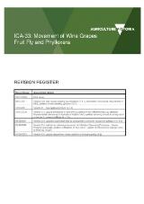 Thumbnail - ICA-33 : Movement of wine grapes fruit fly and phylloxera.