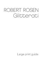 Thumbnail - Robert Rosen : Glitterati : large print guide.