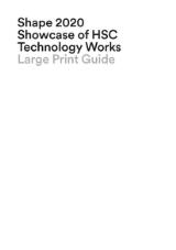 Thumbnail - Shape 2020 : showcase of HCS Technology works : large print guide.