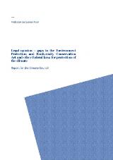 Thumbnail - Legal opinion : gaps in the Environment Protection and Biodiversity Conservation Act and other federal laws for protection of the climate.