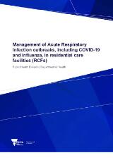 Thumbnail - Management of acute respiratory infection outbreaks, including COVID-19 and influenza, in residential care facilities (RCFs)