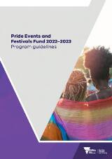 Thumbnail - Pride events and festivals fund 2022-2023 : program guidelines.