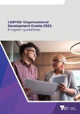 Thumbnail - LGBTIQ+ organisational development grants 2023 program guidelines