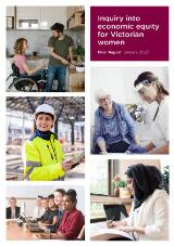 Thumbnail - Inquiry into economic equity for Victorian women : final report.