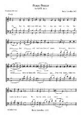 Thumbnail - Peace prayer : for SATB choir