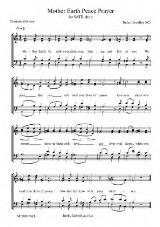 Thumbnail - Mother Earth peace prayer : for SATB choir