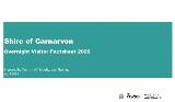 Thumbnail - Shire of Carnarvon : Overnight Visitor Factsheet 2022.