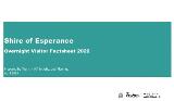 Thumbnail - Shire of Esperance : Overnight Visitor Factsheet 2022.