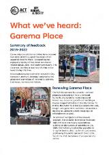 Thumbnail - What we've heard : Garema Place
