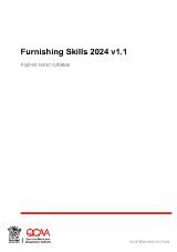 Thumbnail - Furnishing skills 2024 : applied senior syllabus
