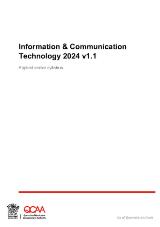 Thumbnail - Information & communication technology 2024 : applied senior syllabus