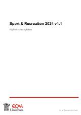 Thumbnail - Sport & Recreation Applied senior syllabus 2024.