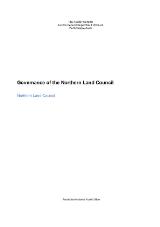 Thumbnail - Governance of the Northern Land Council : Northern Land Council
