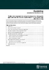 Thumbnail - Public notice requirements and submissions about site-specific applications for environmental authorities for resource activities other than mining.